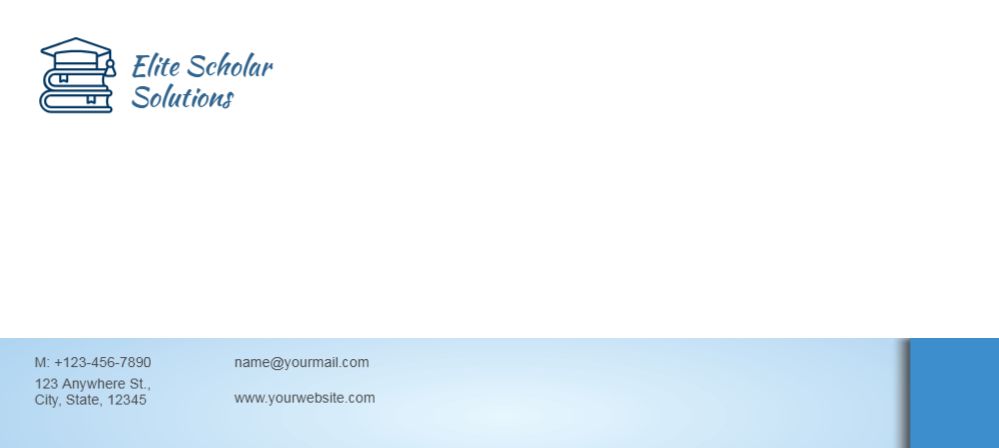 Clean Simple Cheap Custom Envelope Printing template preview 23