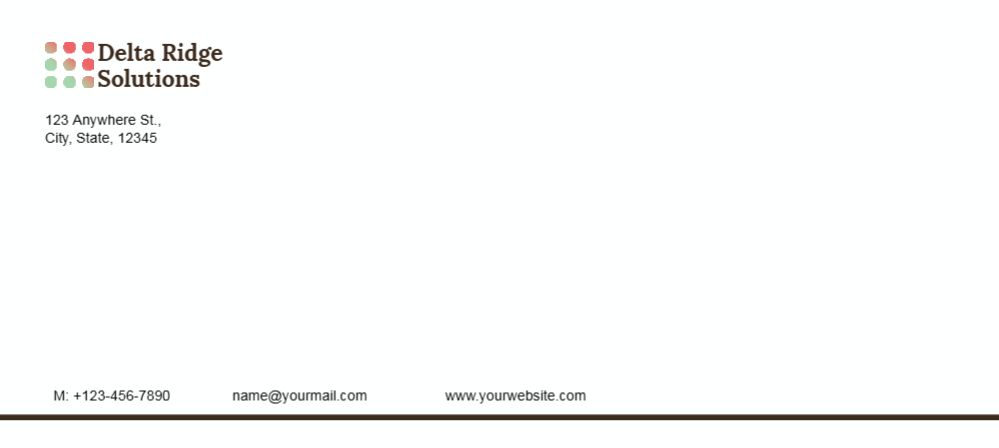 Communication Cheap Custom Envelope Printing template preview 25
