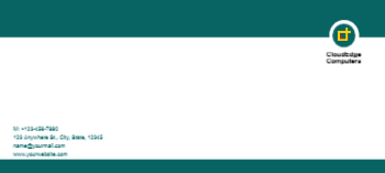 Clean Simple Cheap Custom Envelope Printing template preview 7