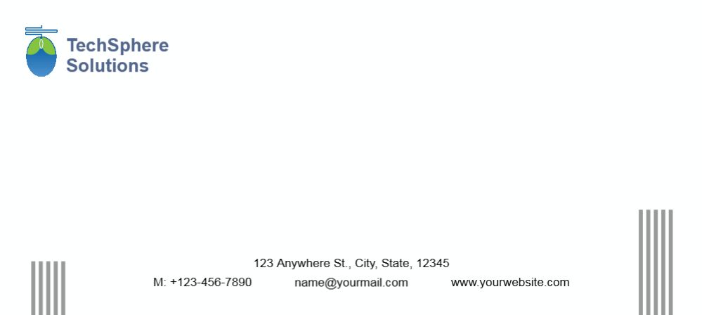 Computer Cheap Custom Envelope Printing template preview 25