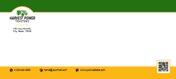 Agriculture Cheap Custom Envelope Printing template preview 2