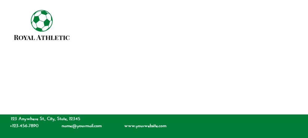 Sport Cheap Custom Envelope Printing template preview 19