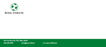 Sport Cheap Custom Envelope Printing template preview 4
