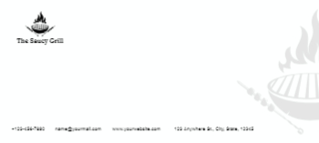 Coffee Bar Cheap Custom Envelope Printing template preview 10