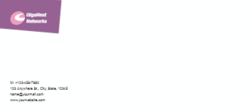 Clean Simple Cheap Custom Envelope Printing template preview 4