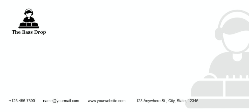Club Cheap Custom Envelope Printing template preview 22
