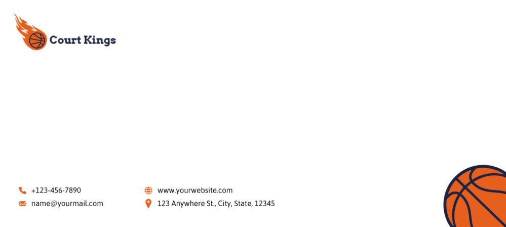 Sport Cheap Custom Envelope Printing template preview 28