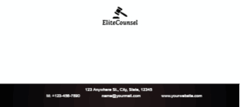 Automobile Cheap Custom Envelope Printing template preview 6