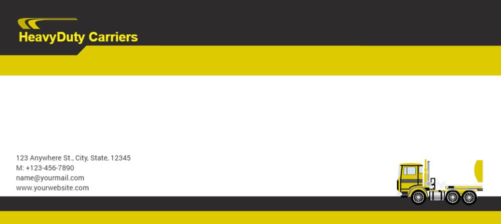 Transportation And Logistics Cheap Custom Envelope Printing template preview 29