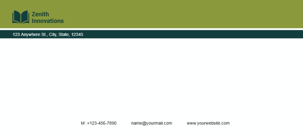 Computer Cheap Custom Envelope Printing template preview 20