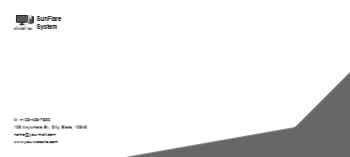 Computer Cheap Custom Envelope Printing template preview 3