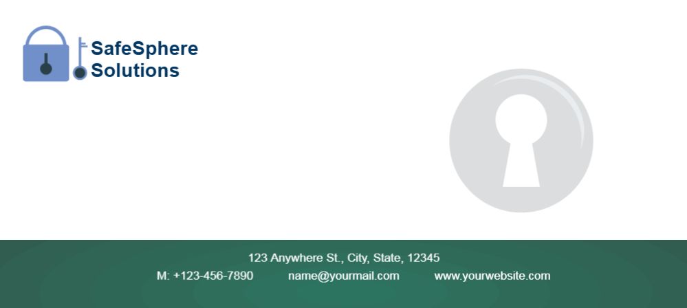 Security Cheap Custom Envelope Printing template preview 26