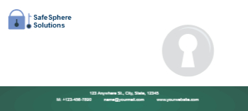 Security Cheap Custom Envelope Printing template preview 12