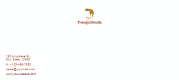 Spa Saloon Cheap Custom Envelope Printing template preview 11