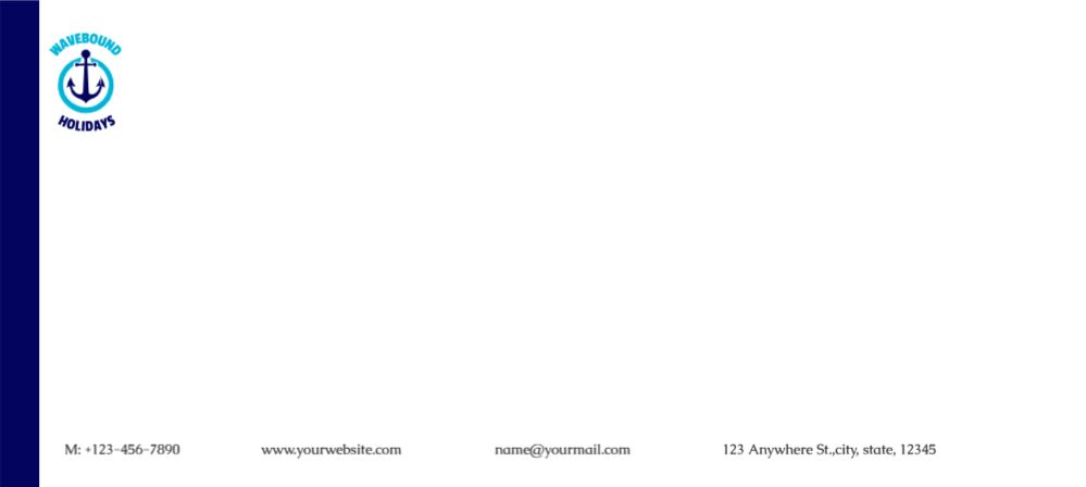 Travels Cheap Custom Envelope Printing template preview 26