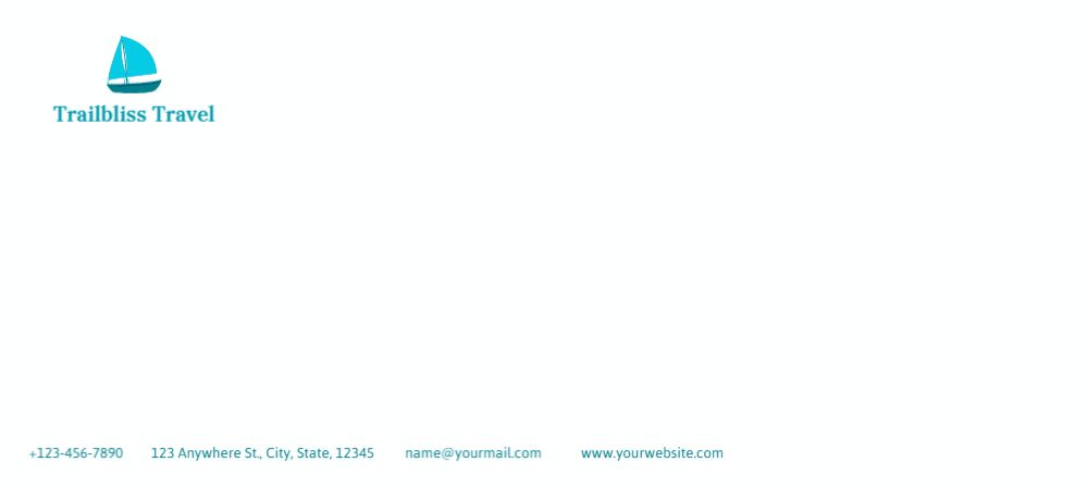 Travels Cheap Custom Envelope Printing template preview 17