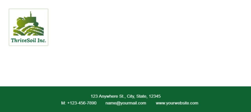 Agriculture Cheap Custom Envelope Printing template preview 26