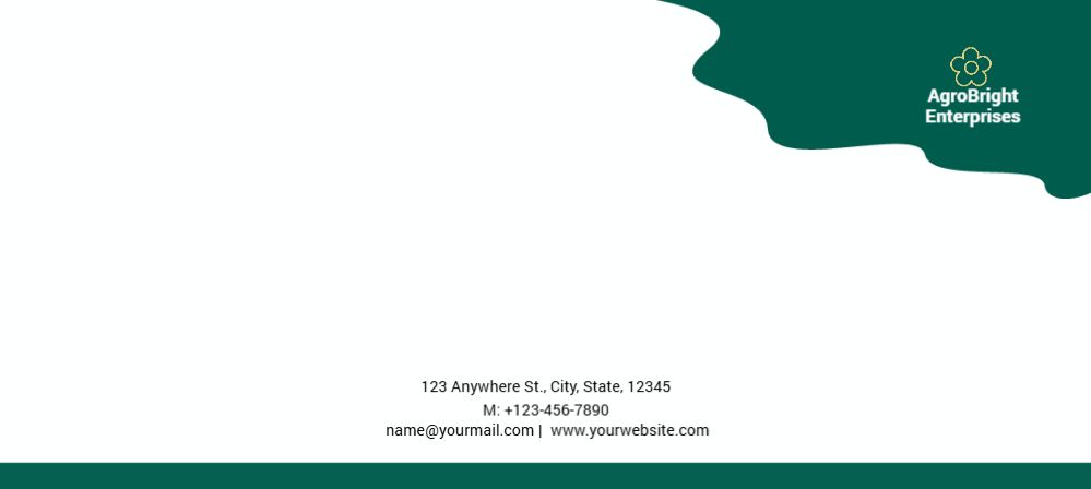 Flowers Cheap Custom Envelope Printing template preview 18