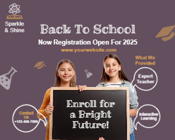 Education And Training Cheap Yard Signs template preview 2