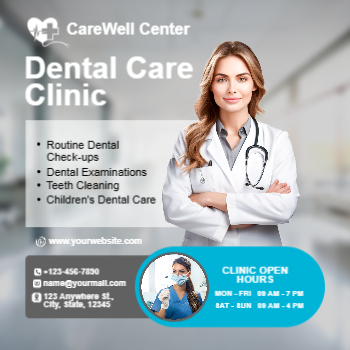 Health Care And Pharma Cheap Yard Signs template preview 2