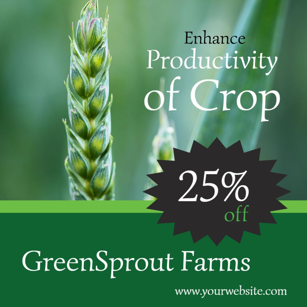 Agriculture Cheap Yard Signs template preview 8