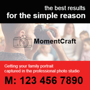 Arts And Photography Cheap Yard Signs template preview 2