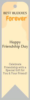 Friendship Bookmark Printing template preview 3