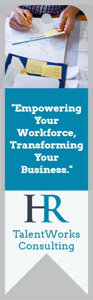 Human Resources Bookmark Printing template preview 6