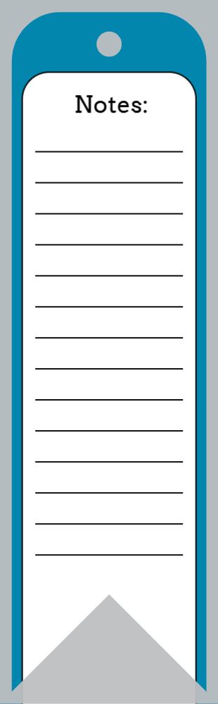 Human Resources Bookmark Printing template preview 7