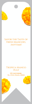 Food Hotel And Restaurant Bookmark Printing template preview 3
