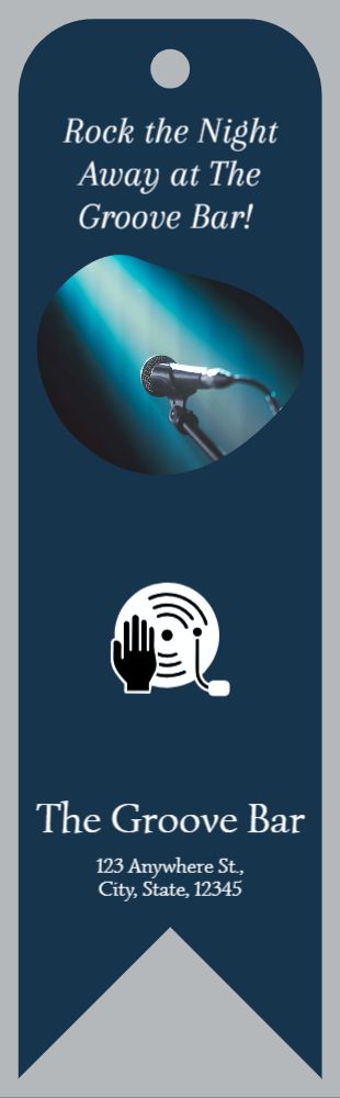 Entertainment Bookmark Printing template preview 5