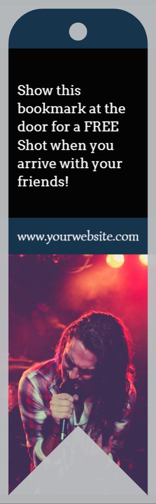 Entertainment Bookmark Printing template preview 6