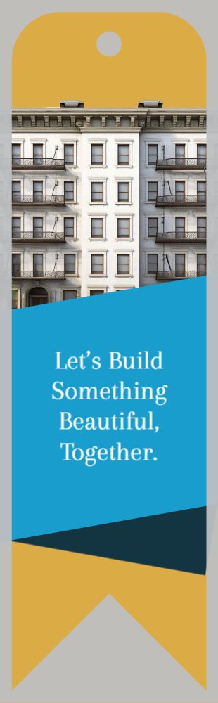 Real Estate Interior Design Bookmark Printing template preview 12