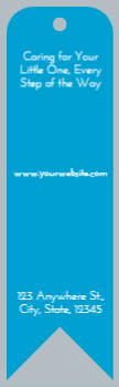 Baby Bookmark Printing template preview 3