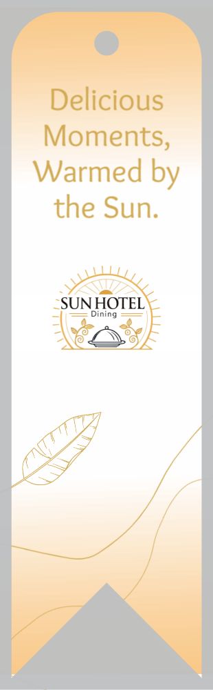 Food Hotel And Restaurant Bookmark Printing template preview 24