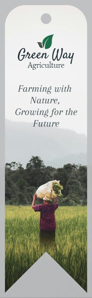 Agriculture Bookmark Printing template preview 11