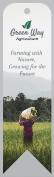 Agriculture Bookmark Printing template preview 3