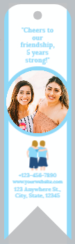 Baby Bookmark Printing template preview 5
