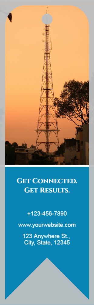 Electronics Bookmark Printing template preview 7