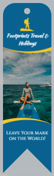 Travels Bookmark Printing template preview 1