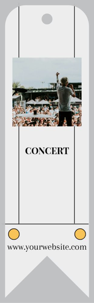 Music Dj Bookmark Printing template preview 12
