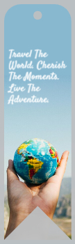 Travels Bookmark Printing template preview 3