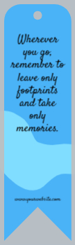 Travels Bookmark Printing template preview 4