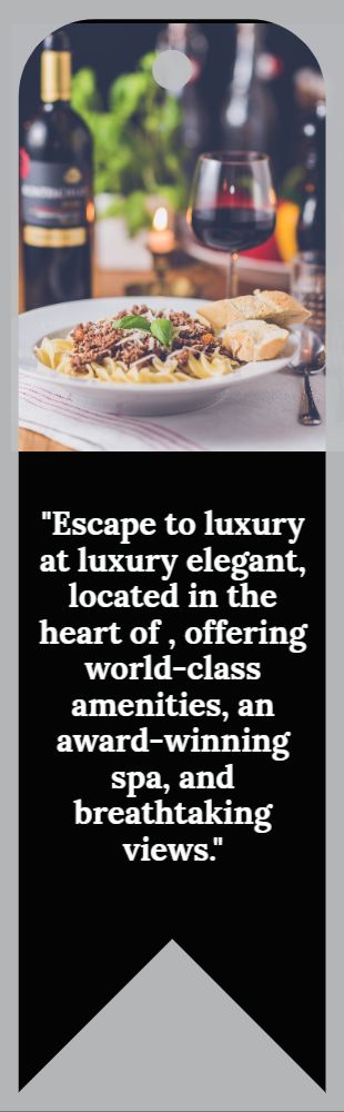 Food Hotel And Restaurant Bookmark Printing template preview 29