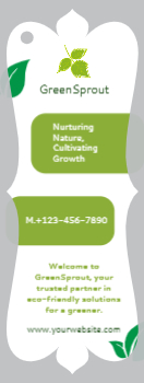 Agriculture Bookmark Printing template preview 2
