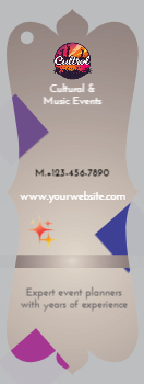Bookmark Printing template preview 2
