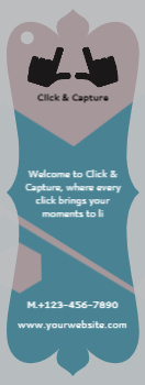 Arts And Photography Bookmark Printing template preview 3