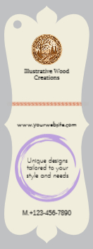 Bookmark Printing template preview 7