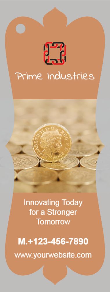 Finance Bookmark Printing template preview 9
