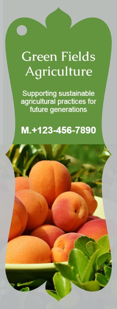 Agriculture Bookmark Printing template preview 15